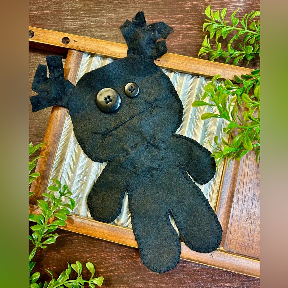 Black Poppet Doll Protect Block Returns to Sender